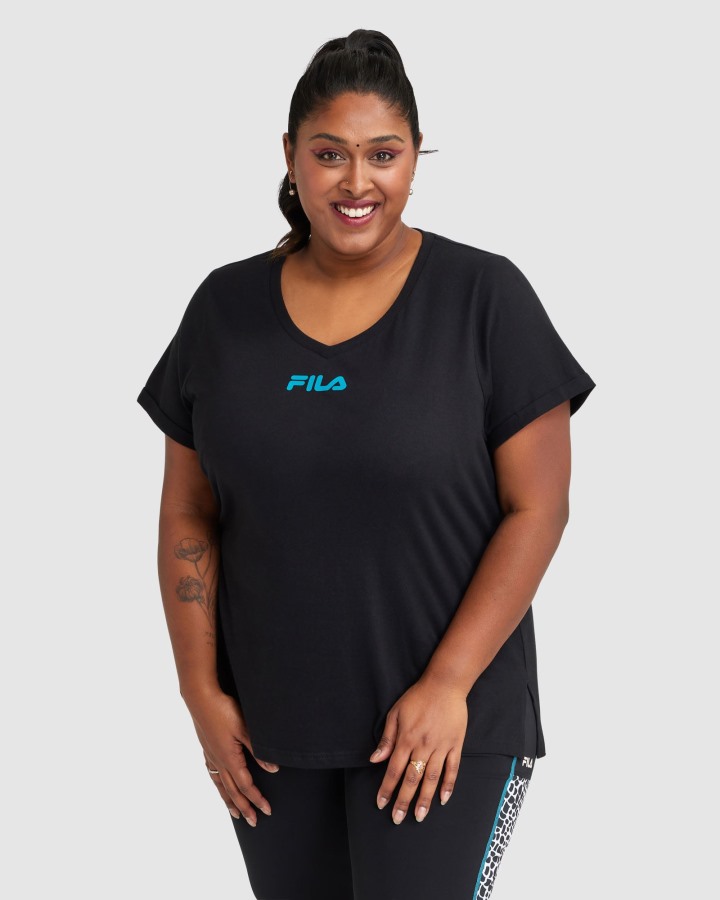 Women's Rebecca Tee Fila Outlets Black