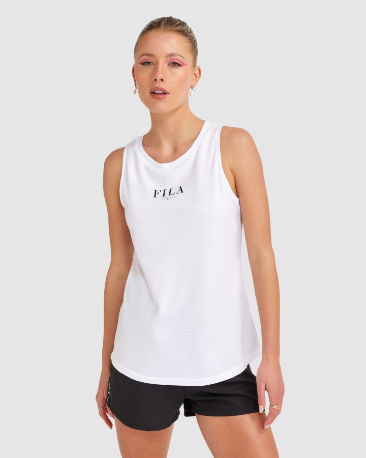White Fila Outlets Women's Elektra Tank