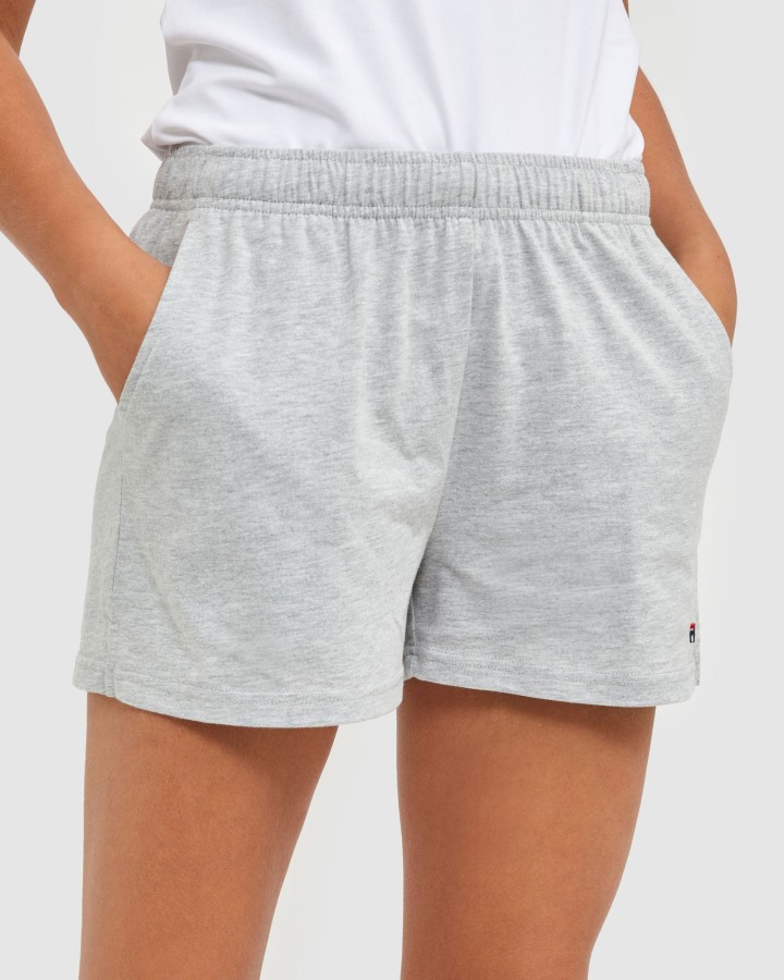 Classic Women's Jersey Shorts Silver Marle Fila Outlets