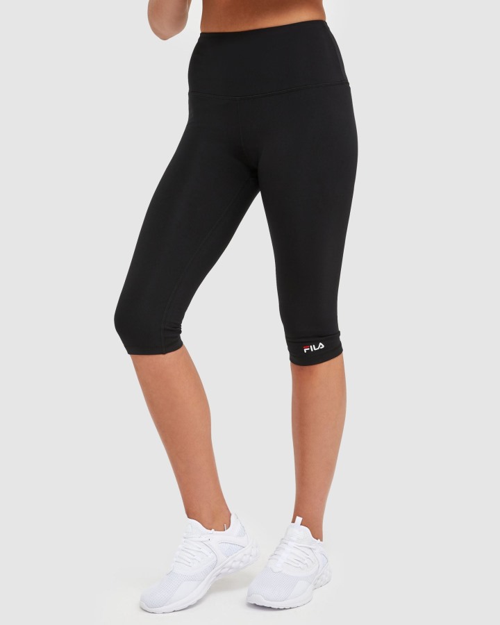 Classic Women's Capri Tights Fila Outlets Black