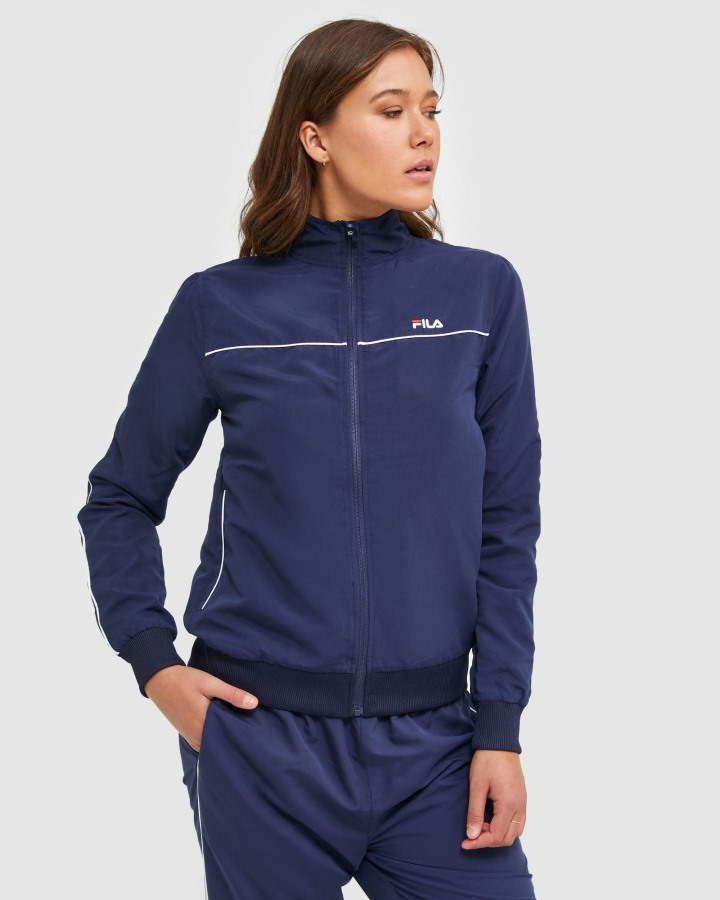 New Navy Fila Outlets Classic Women's Microfibre Jacket