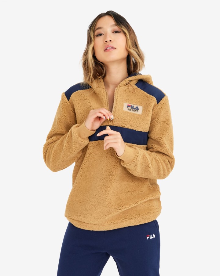 Teddy Women's Janet Teddy Qtr Zip Fila Outlets