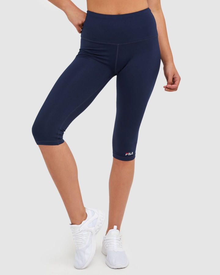 New Navy Classic Women's Capri Tights Fila Outlets