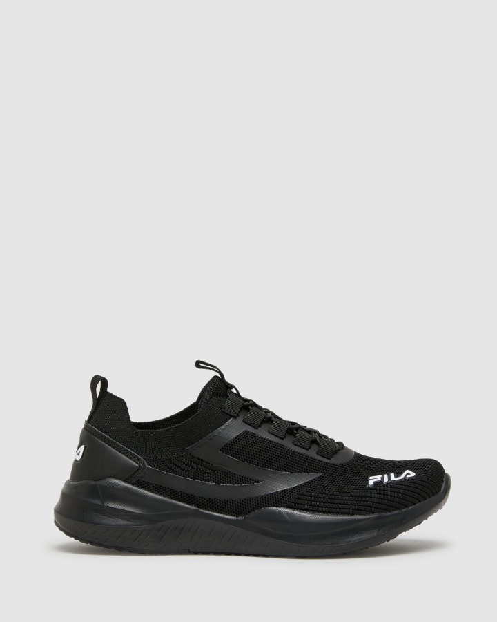 Black Women's Fila Outlets Saluzzo Fila Outlets