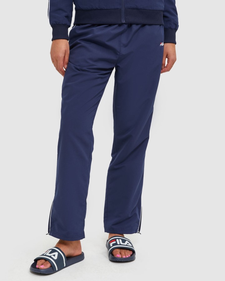 New Navy Classic Women's Microfibre Pants Fila Outlets