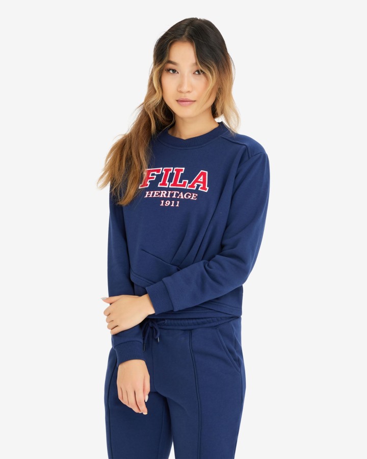 Fila Outlets Women's Serena Crew Navy
