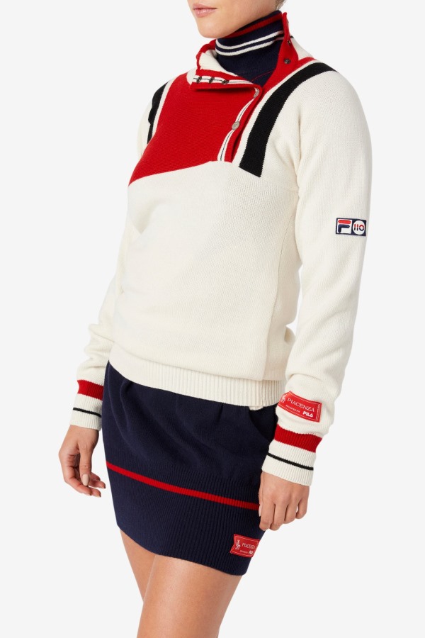 Fila Outlets White/Red/Navy White Rock Jumper