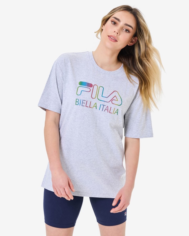 Light Grey Marle Maddy Oversized Tee Fila Outlets