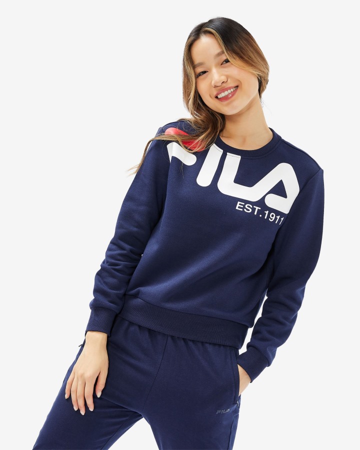 Women's Grazia Crew New Navy Fila Outlets
