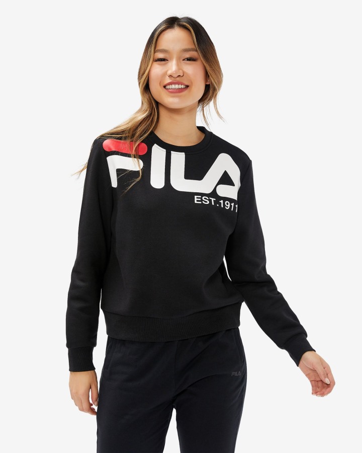 Women's Grazia Crew Black Fila Outlets