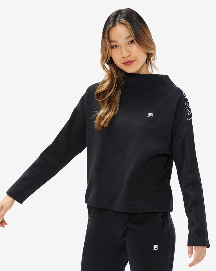 Women's Chiara Top Fila Outlets Black
