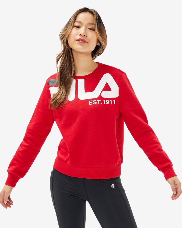 Women's Grazia Crew Red Fila Outlets