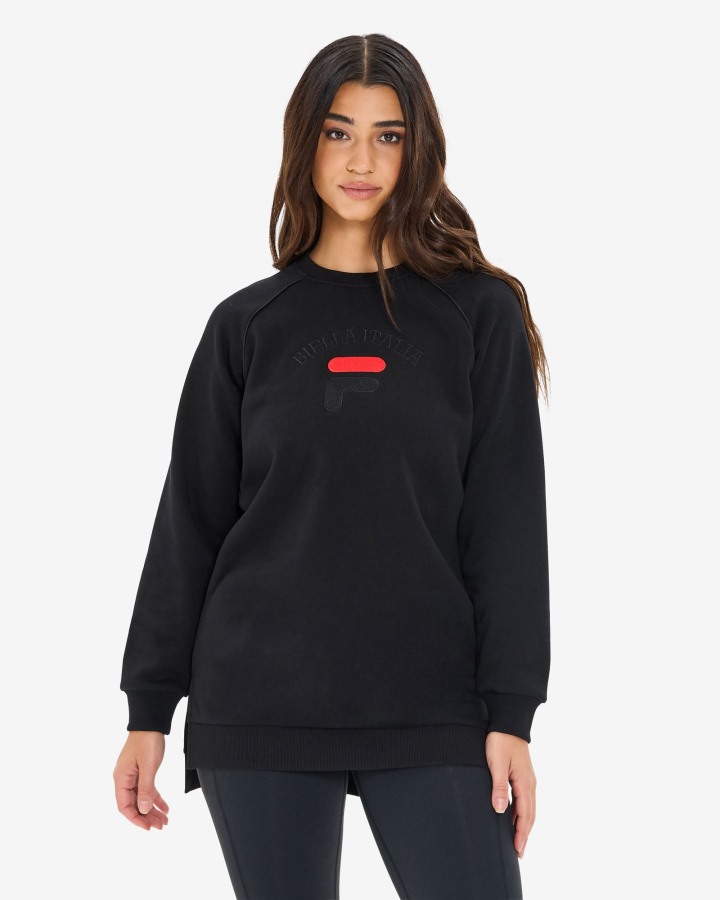 Women's Amara Crew Tunic Black Fila Outlets