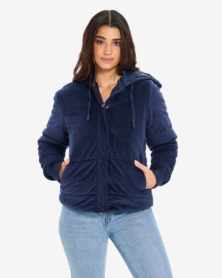 New Navy Women's Elissa Jacket Fila Outlets