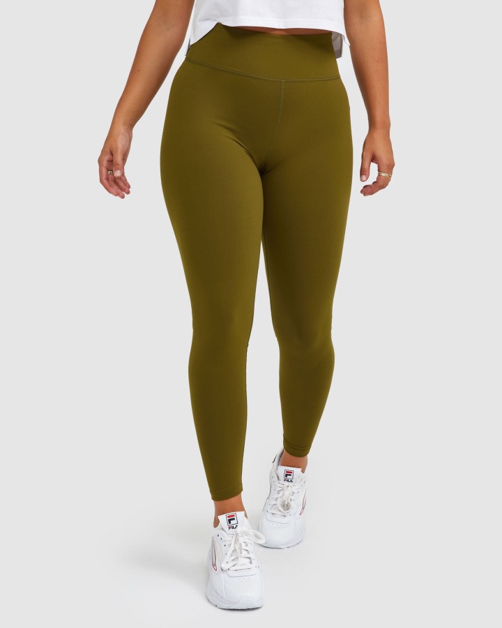 Women's Badge Tight Military Olive Fila Outlets