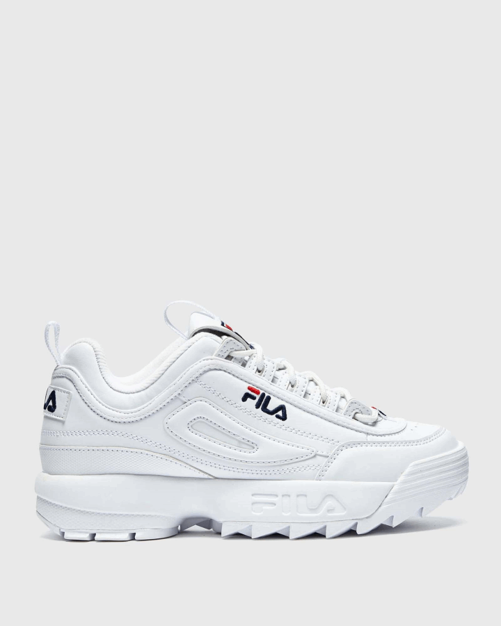 Women's Disruptor II White Fila Outlets