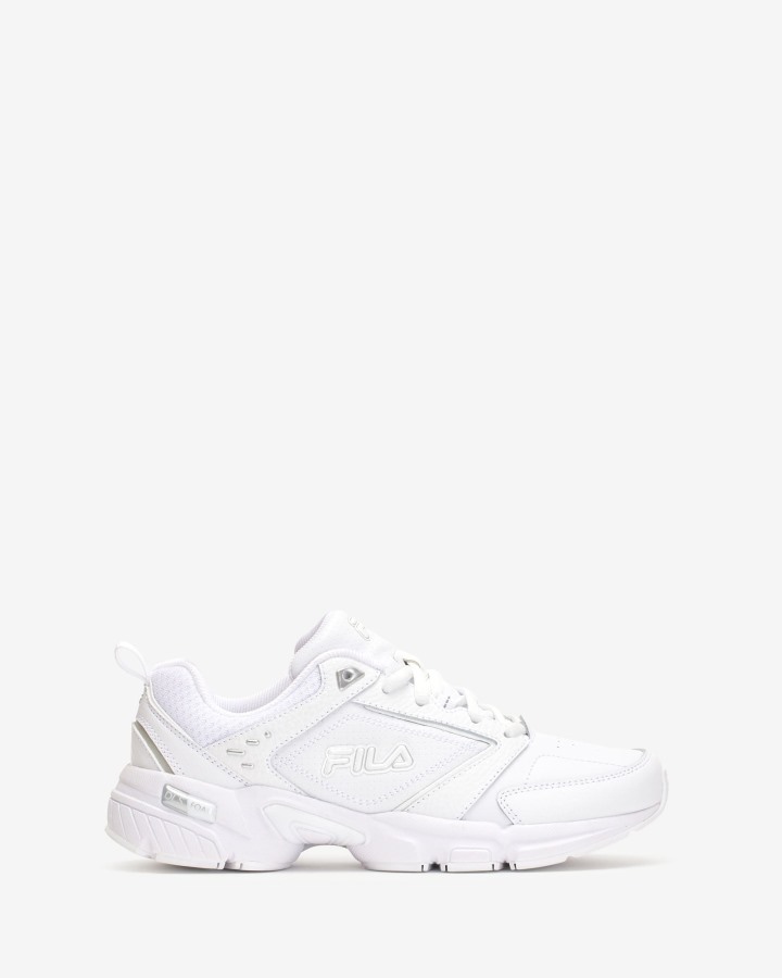 Fila Outlets White/Silver Women's Memory Decimus 8