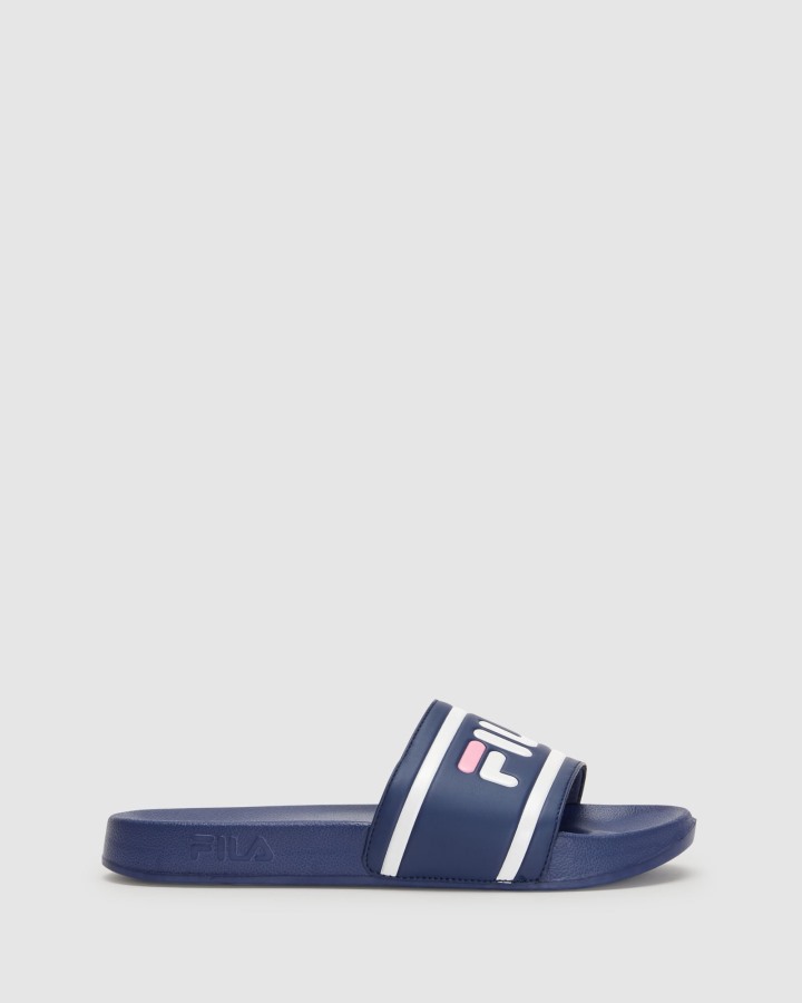 Fila Outlets Navy/Pink Women's Amalfi Slide