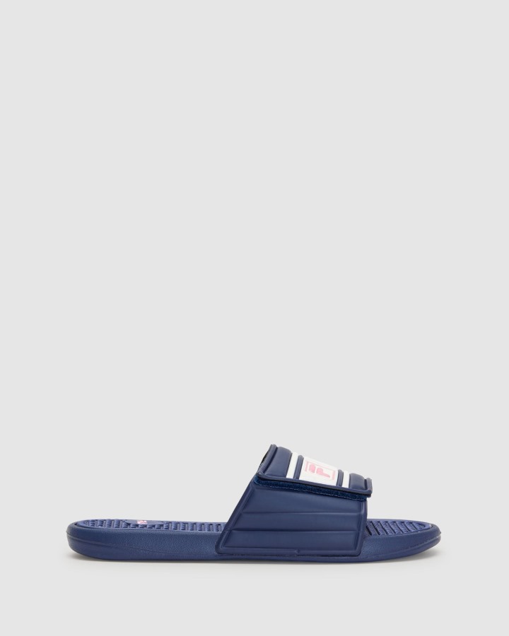 Navy/Pink Women's Atrani Slide Fila Outlets