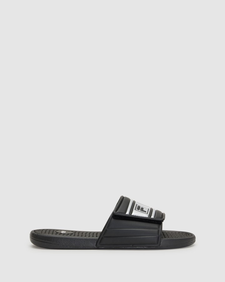 Fila Outlets Women's Atrani Slide Black/Silver