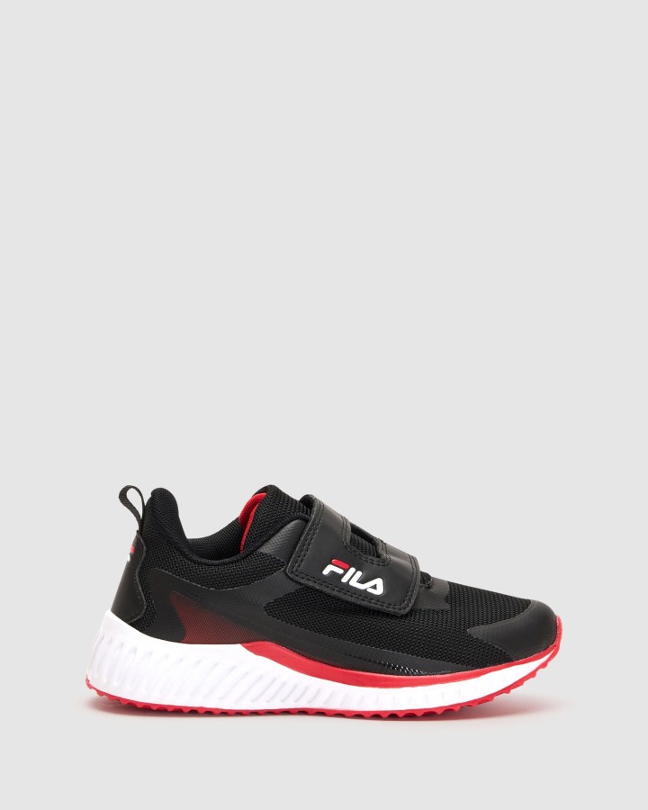 Fila Outlets Black/Red Kid's Isernia