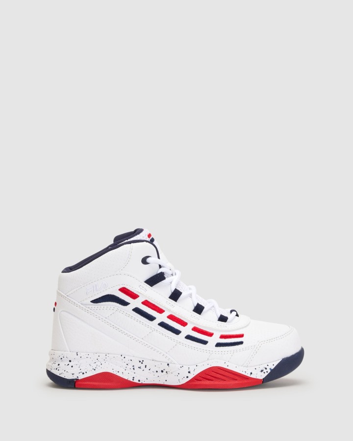 Kids Spitfire White/Fnavy/Fred Fila Outlets