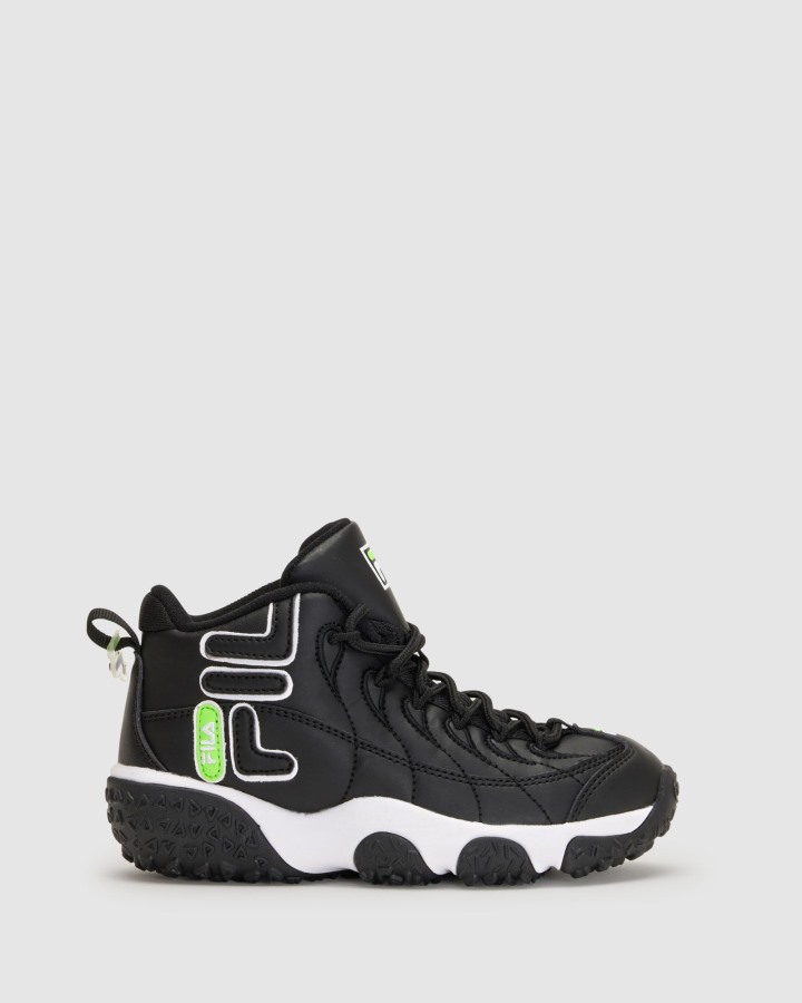 Fila Outlets Kid's Snake Dancer Black/Grgecko/White