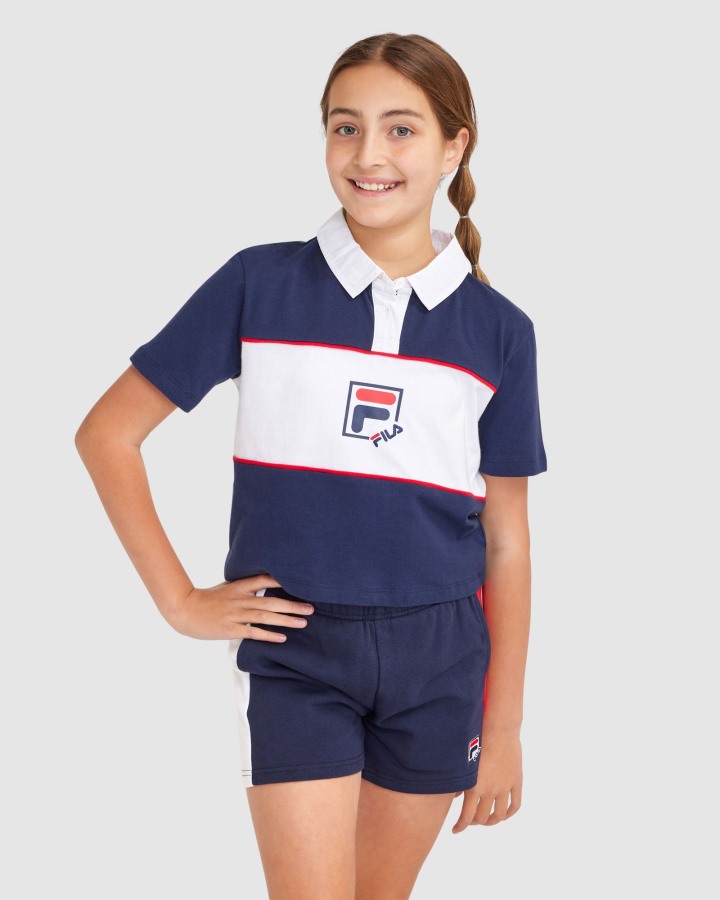 Fila Outlets New Navy Girl's Lana Polo