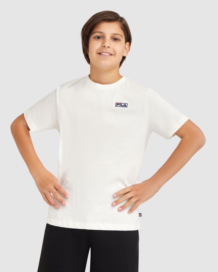Fila Outlets Kid's Parker Tee White