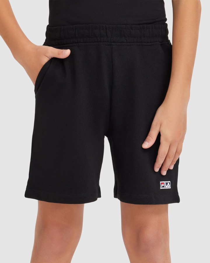Black Fila Outlets Kid's Parker Short
