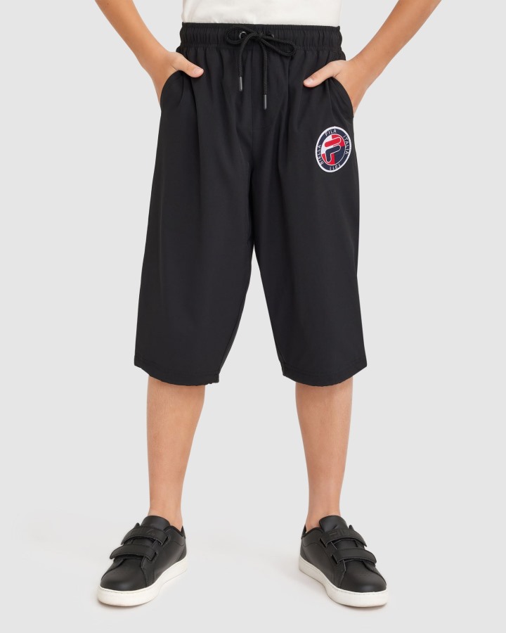 Black Boy's Ryan 3/4 Pant Fila Outlets