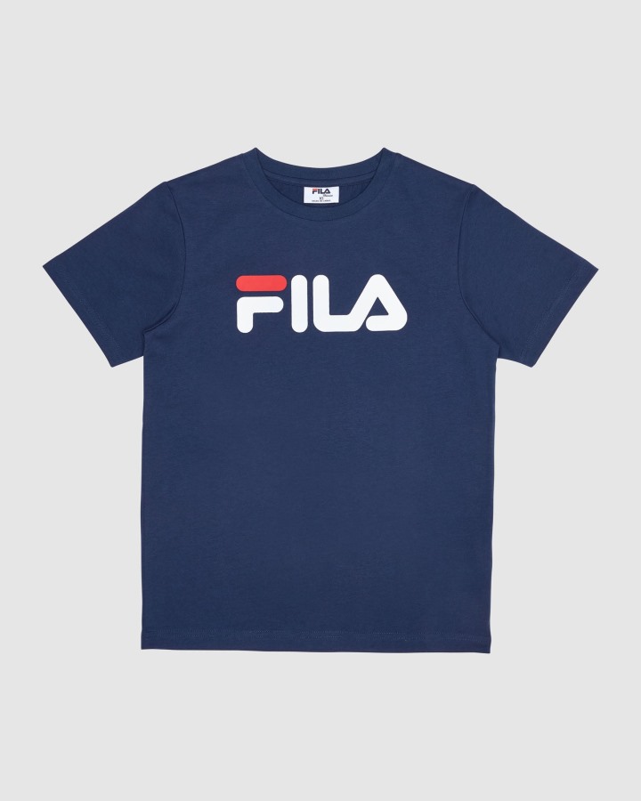 New Navy Fila Outlets Classic Kid's Tee