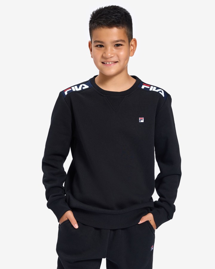 Kid's Badge 2.0 Crew Black Fila Outlets