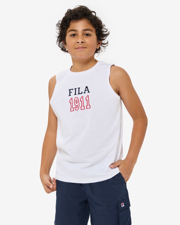 White Fila Outlets Zoki Tank
