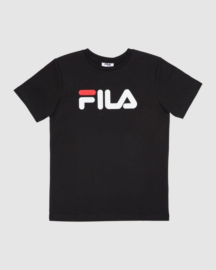 Black Classic Kid's Tee Fila Outlets