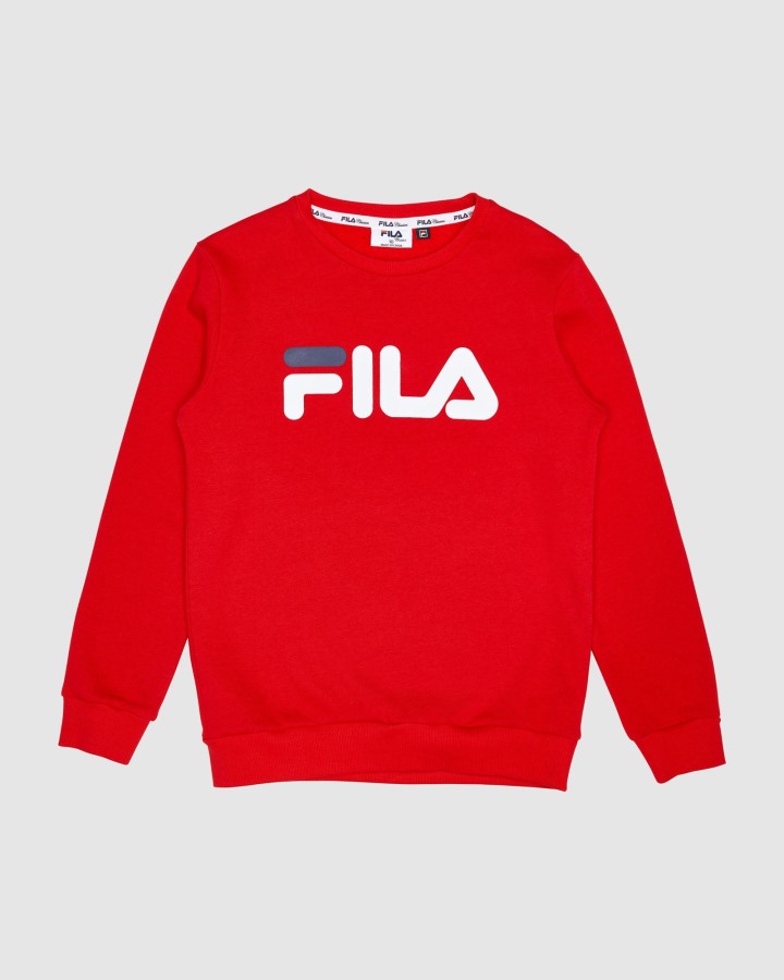 Fila Outlets Classic Kid's Crew Red