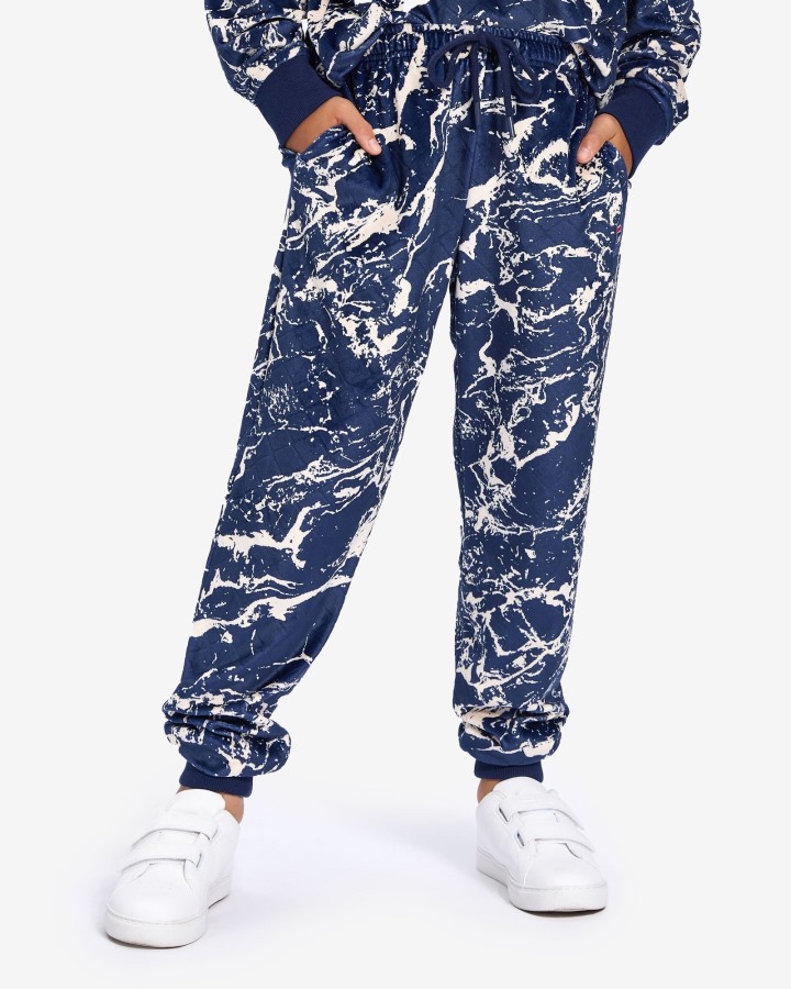 Fila Outlets Navy Marble Kid's Sloane Pant