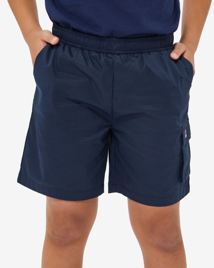 Kid's Badge Short New Navy Fila Outlets