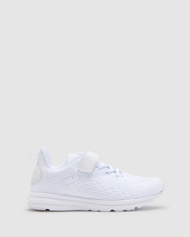 White Kid's Fila Outlets Classico Strap Fila Outlets
