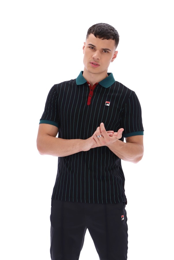 BB1 Classic Fila Outlets Vintage Striped Polo