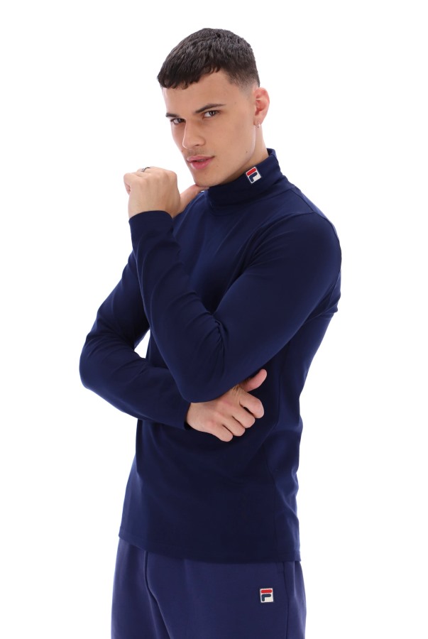 19th Classic Fila Outlets Roll Neck Sweater