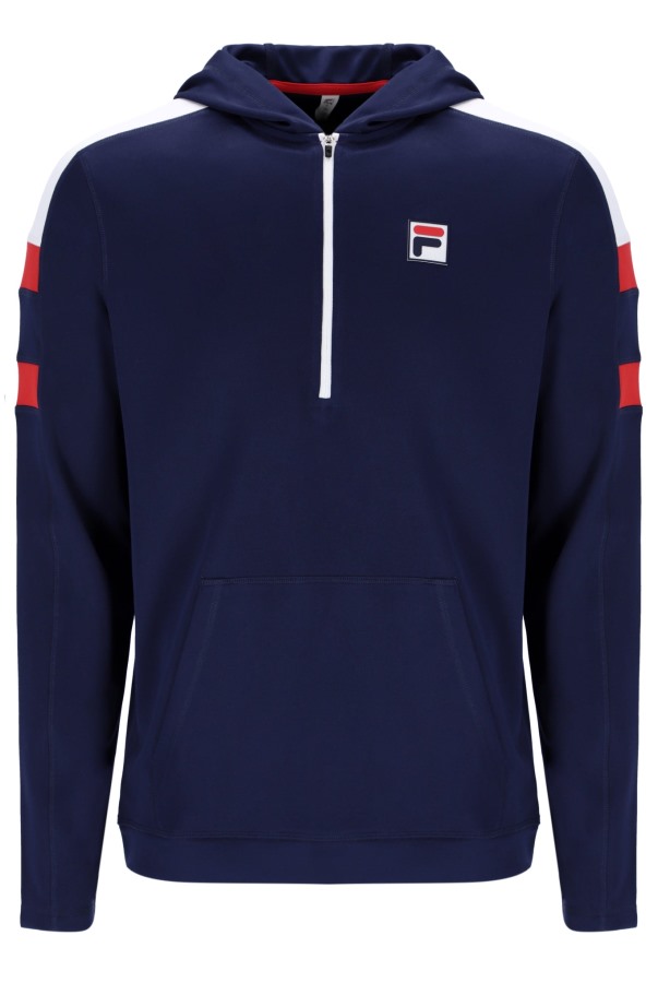 Heritage 1/4 Zip Hoodie Fila Outlets