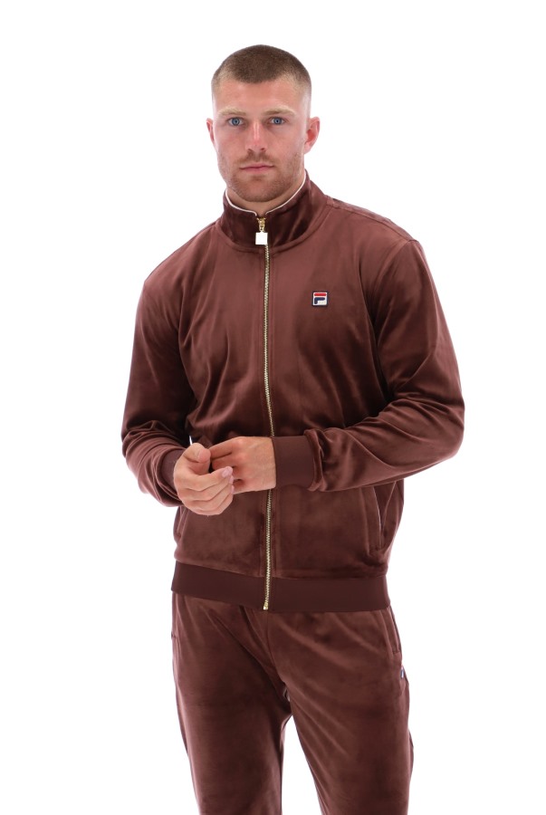 Irving Velour Track Top Fila Outlets Fashion