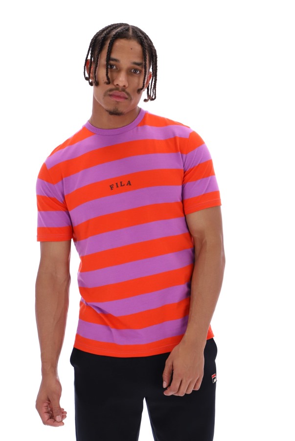 Fila Outlets Barney Unisex Oversized Striped Tee