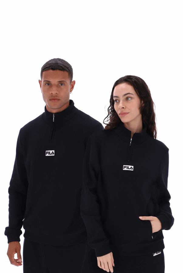 Raffy Unisex Recycled 1/4 Zip Fleece Fila Outlets