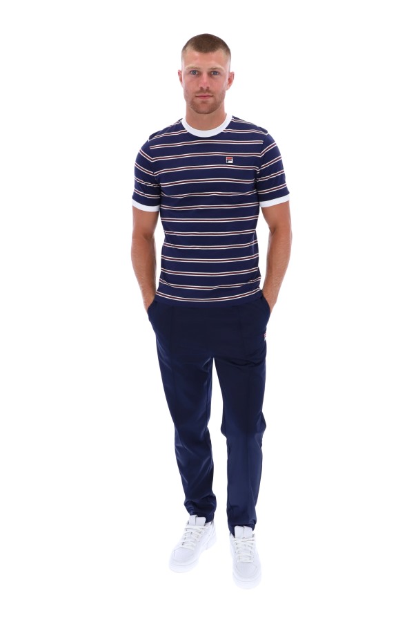 Santiago Ringer Tee With Heritage Stripe Fila Outlets