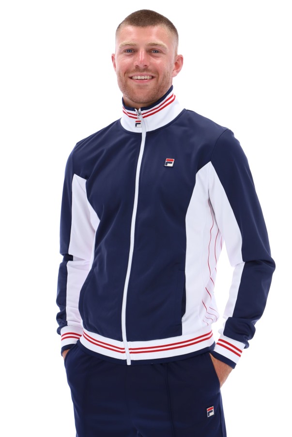 Manne Settanta Inspired Fashion Zip Top Fila Outlets