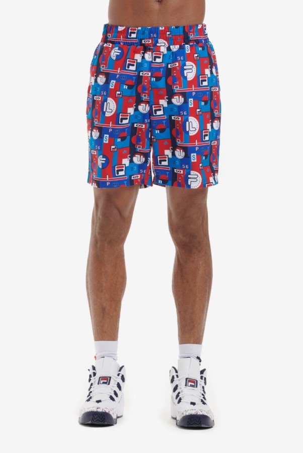 Fila Outlets Kaeo Archive Aop Swim Shorts