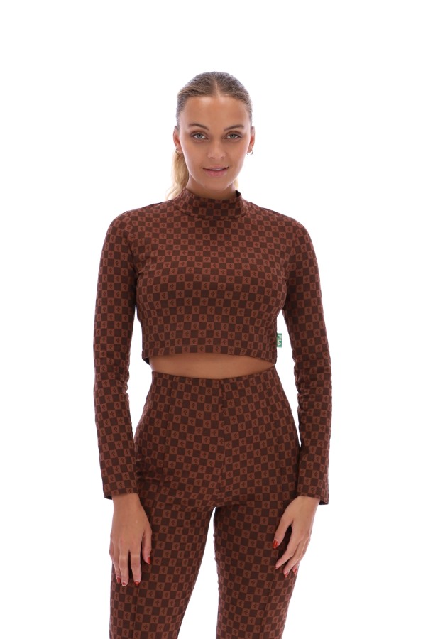 Fila Outlets Tori Long Sleeved Crop Top