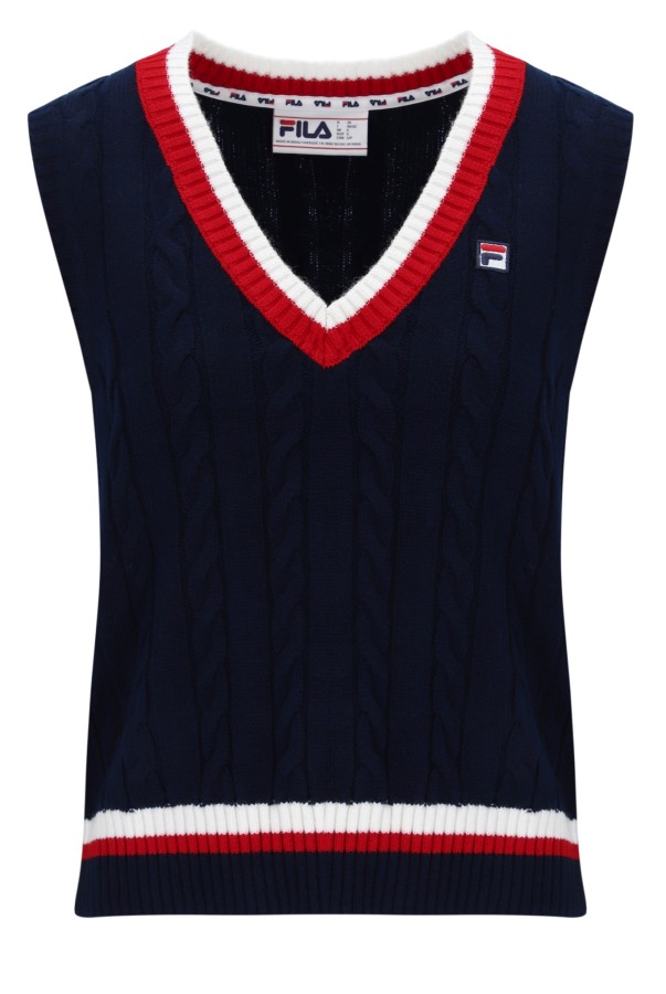 Fila Outlets Sally Cable Knit Tank Top